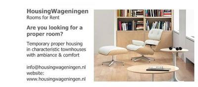Housing-Wageningen offers rental-rooms-Wageningen